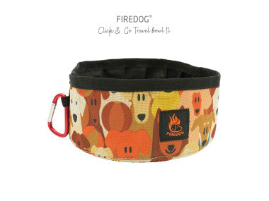 Reisenapf Click & Go 1,0 l Doggies orange