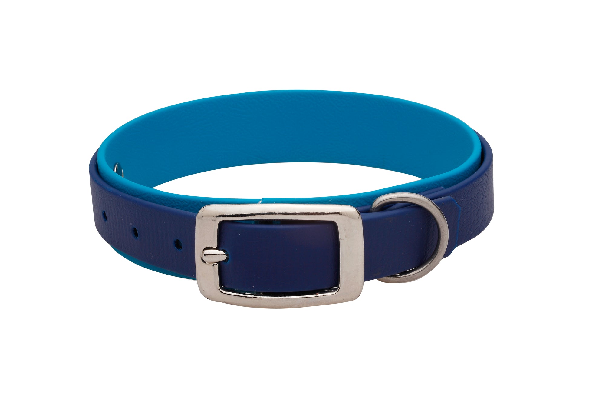 2,5 cm Halsband Biothane® zweifarbig Doppelsteg