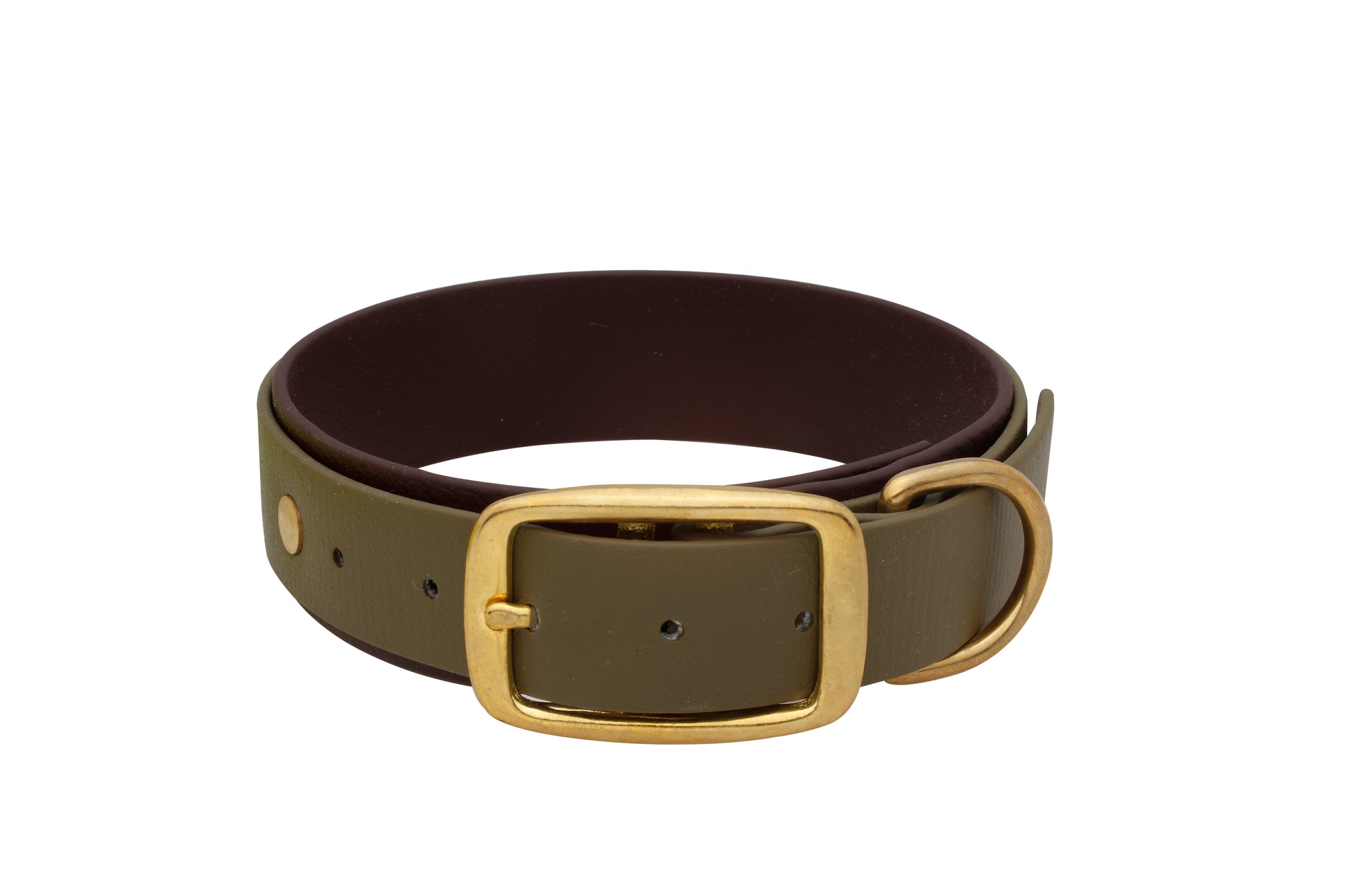 3,2 cmHalsband Biothane® zweifarbig Doppelsteg