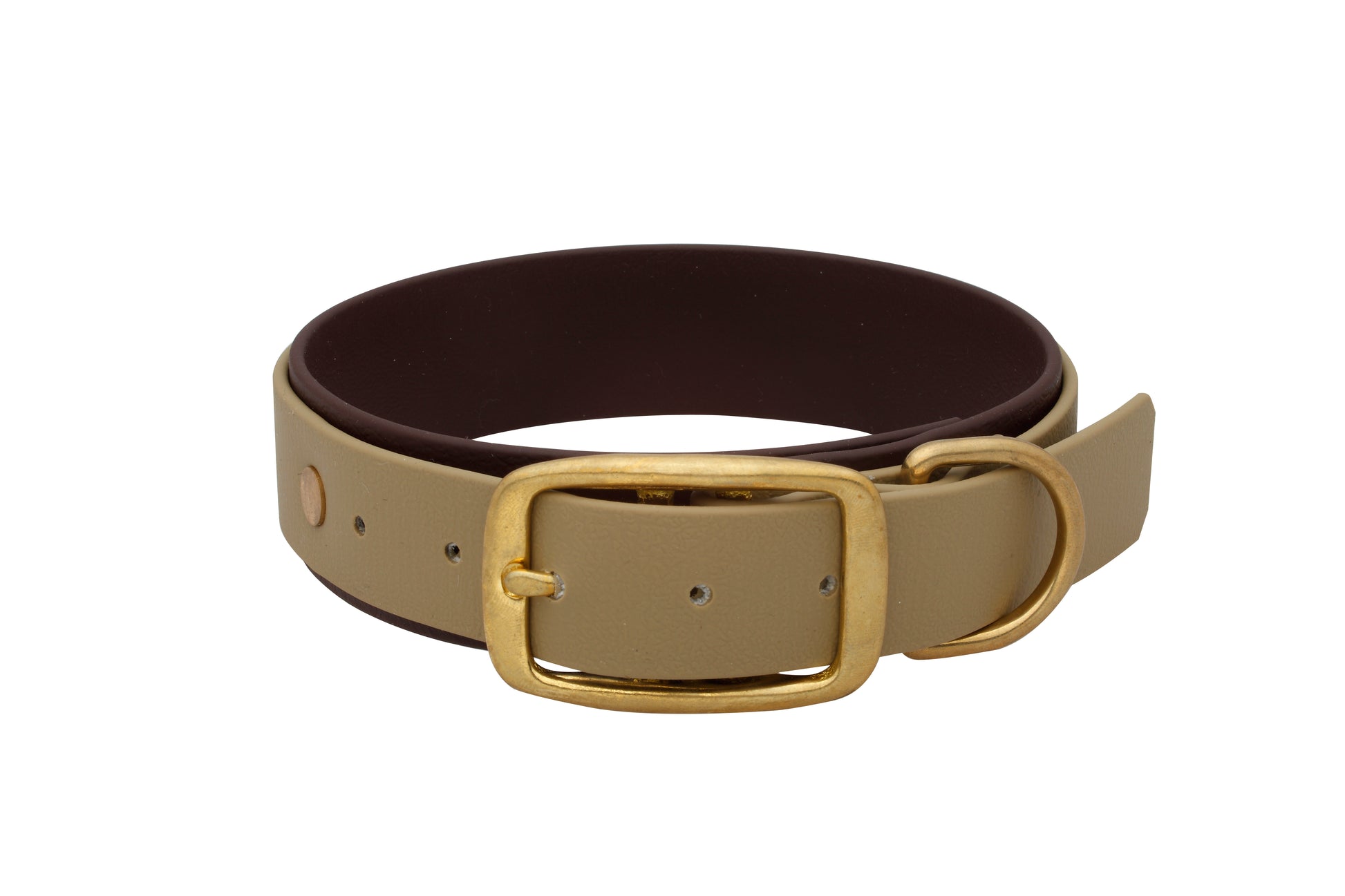 3,2 cmHalsband Biothane® zweifarbig Doppelsteg