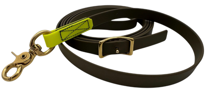 Leine Limited Edition Biothane® - verstellbar mit Conway Schnalle Messing