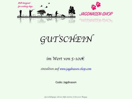 Gutschein Jagdnasen-Shop