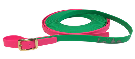 Schweißleine grün pink soft