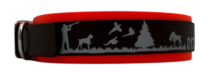 Halsband mit Jagdszene reflektierend